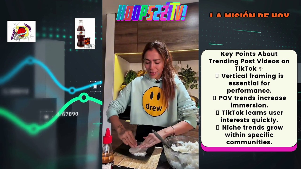 #TikTok✨ #Trending Post: #Alebanana Ep7 La misión de hoy fue hacer sushi a las 5:00 am!!🍱🍣🌚🌙