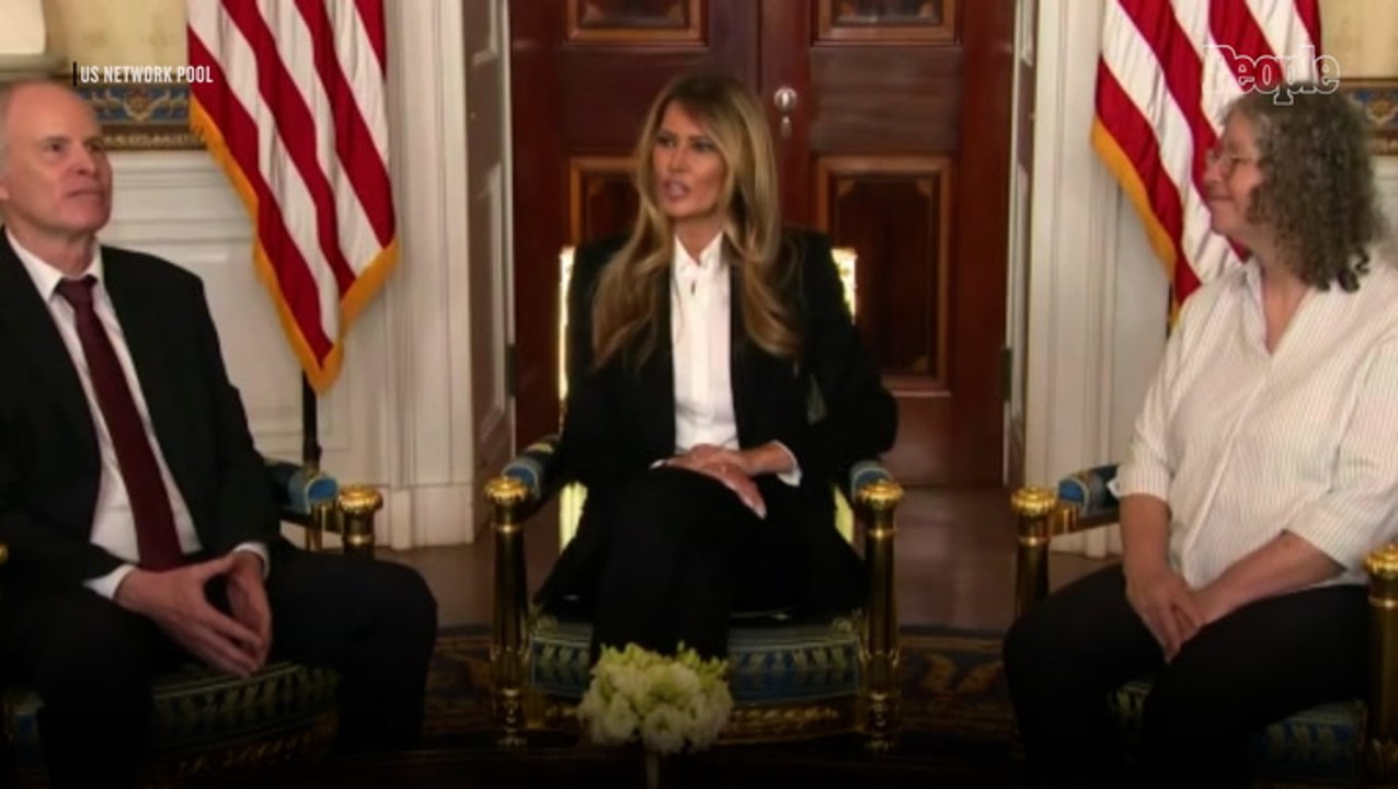 Melania Trump Confronted About Ghislaine Maxwell's Alleged Prison Treatment in Awkward Press Conference Exchange