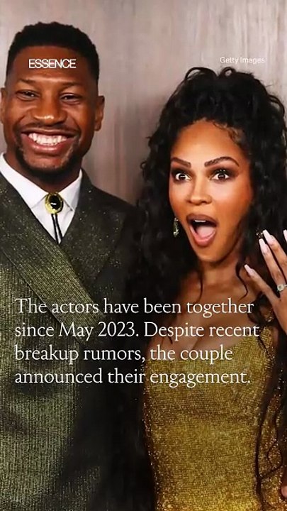 WATCH: Meagan Good And Jonathan Majors Announce Engagement