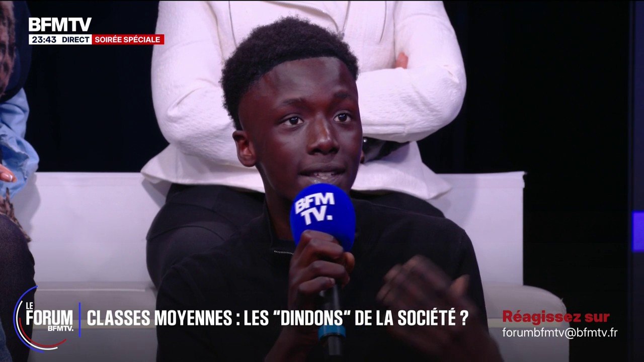 FORUM BFM - Classes moyennes: "J'ai vraiment l'envie de ne pas être dans l'assistanat", déclare ce jeune de 18 ans