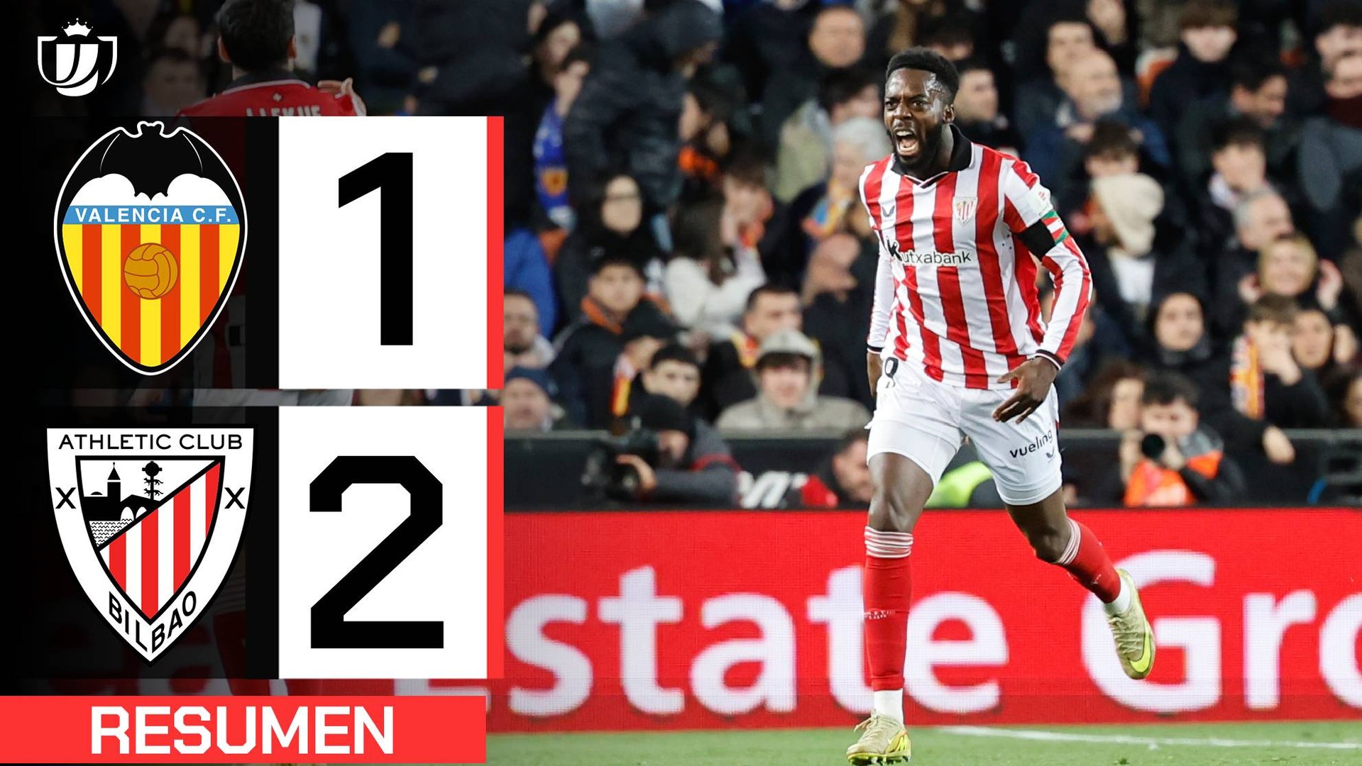 Valencia 1-2 Athletic | Resumen Copa del Rey