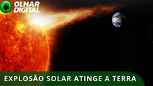 Terra é atingida por material lançado por explosão extrema no Sol