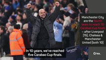 'We don't take it for granted' - Guardiola after confirming another Wembley trip
