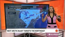 New arctic front brings strong wind and snow squalls to the Northeast