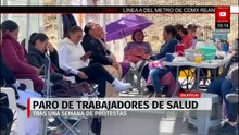 En Zacatecas, trabajadores del sector de salud paralizaron labores gubernamentales