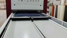 MDF cover PVC film for kitchen, wardrobe cabinet，ZHT TM3000F(auto PIN)