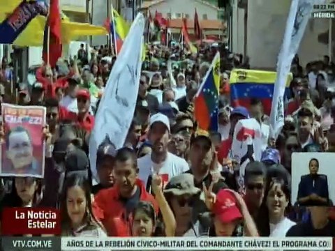 Merideños conmemoraron los 34 años del Día de la Dignidad Nacional