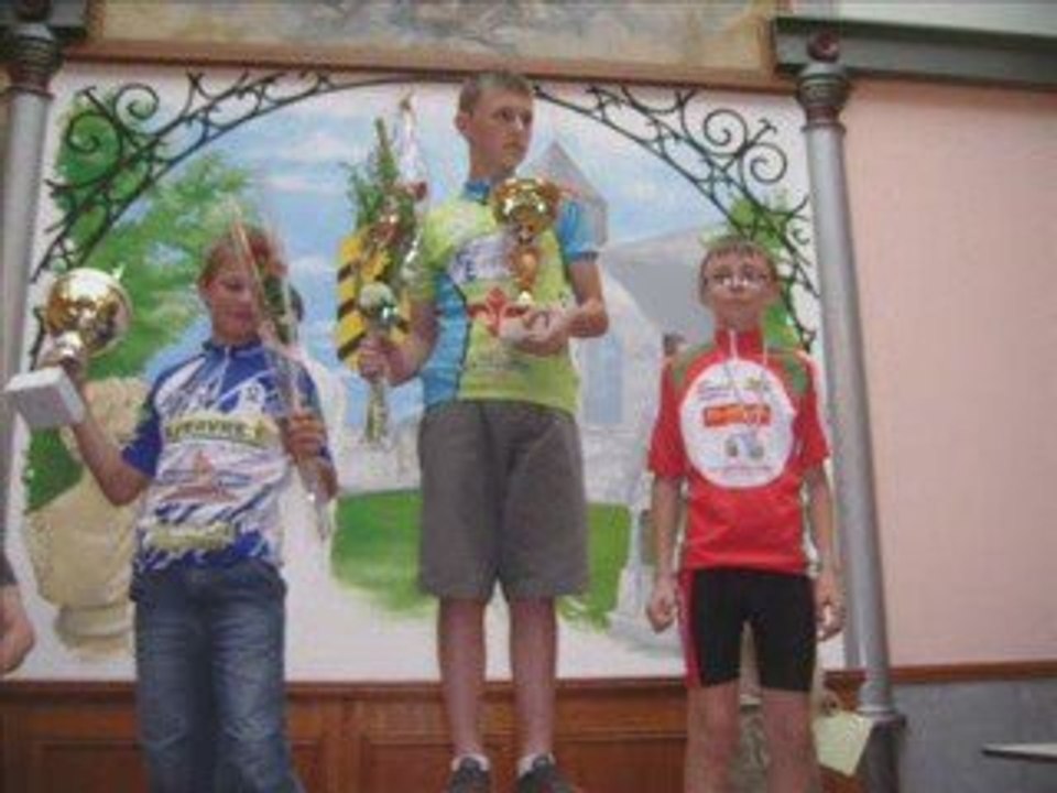 podium de la course à COUSOLRE