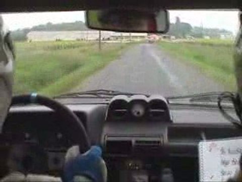 205 N40 Mignet Lorteau ES3 Rallye Vignoble Sévre Maine 2009