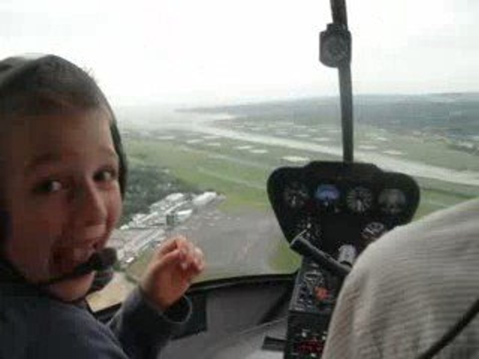 BALLADE EN HELICO  L'ATTERRISSAGE