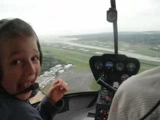 BALLADE EN HELICO  L'ATTERRISSAGE