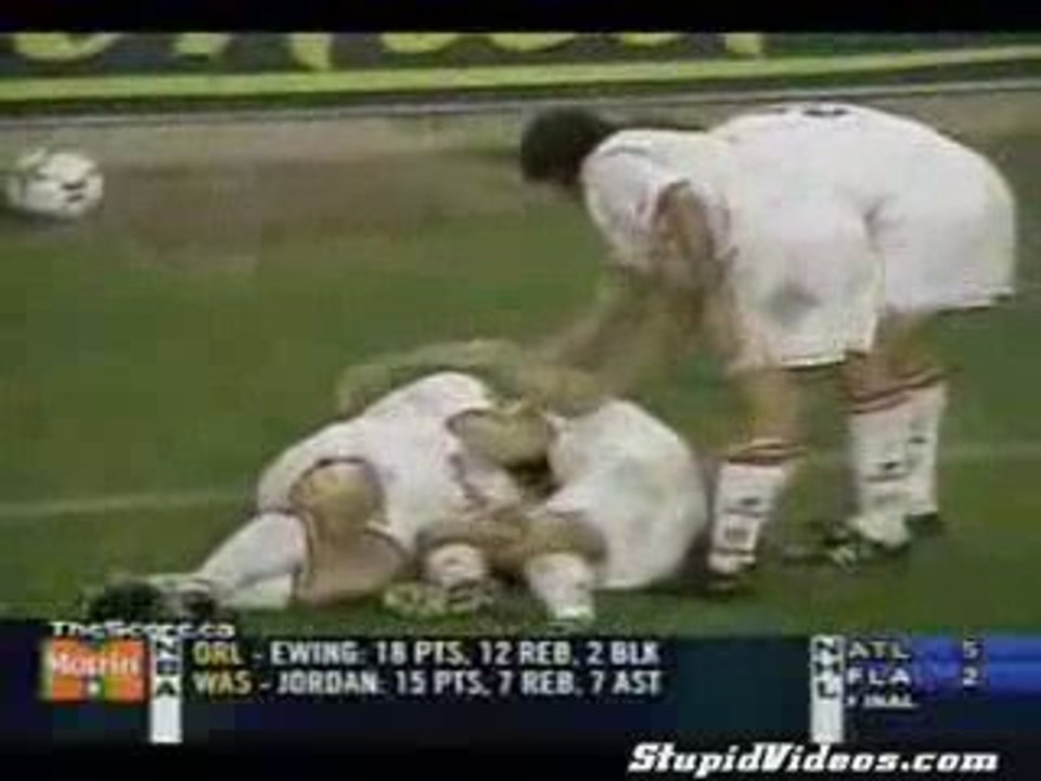 Football célébration trop bizarre