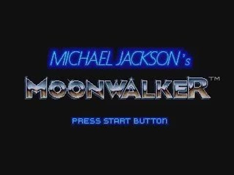 Michael Jackson Moonwalker Sega Video Game