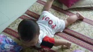 Brayden learn to crawl