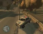 GTA  IV Gameplay Police car crash
