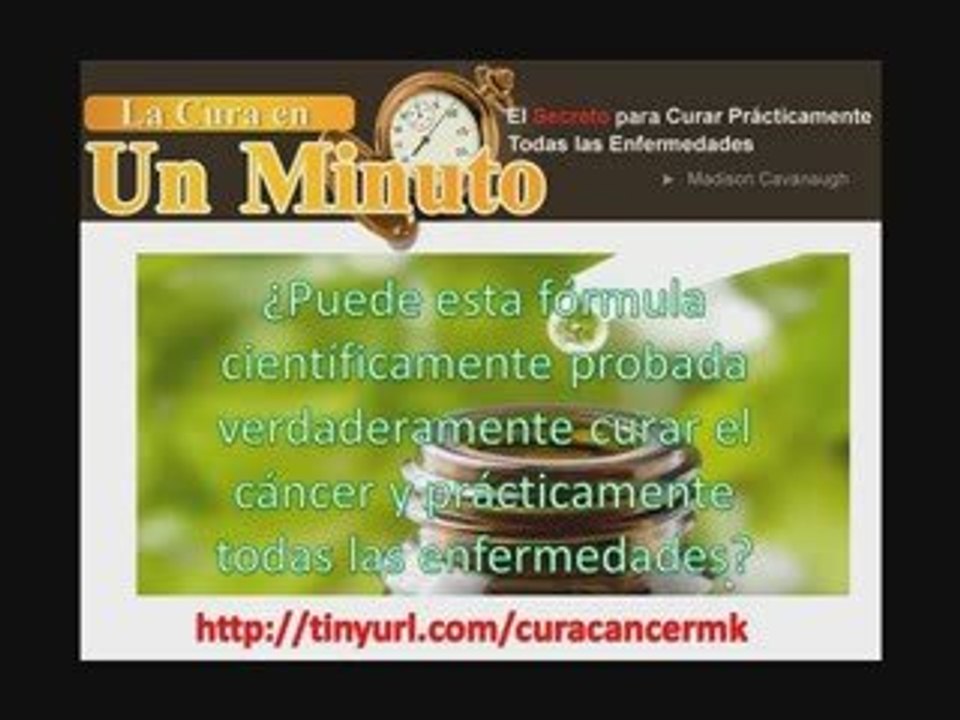 cura para el cancer