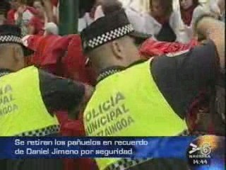 RETIRADA DE PANUELOS DEL VALLADO