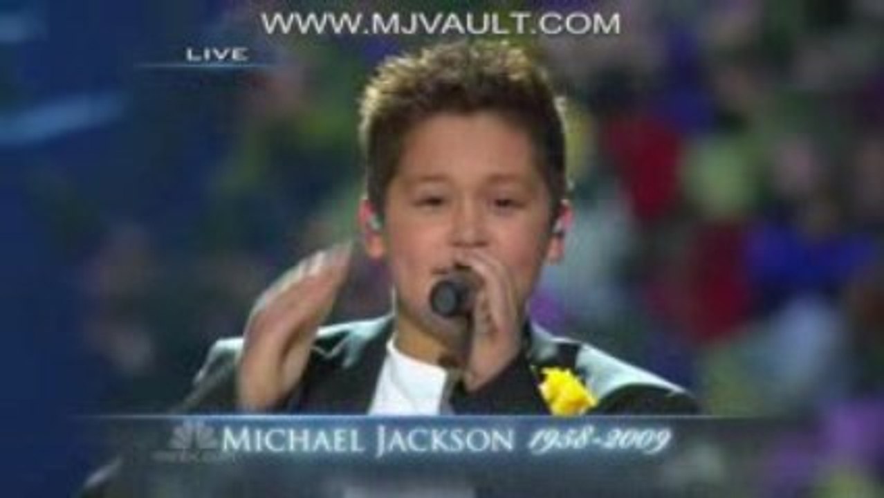 Shaheen Jafargholi Sings @ Michael Jackson Memorial Service