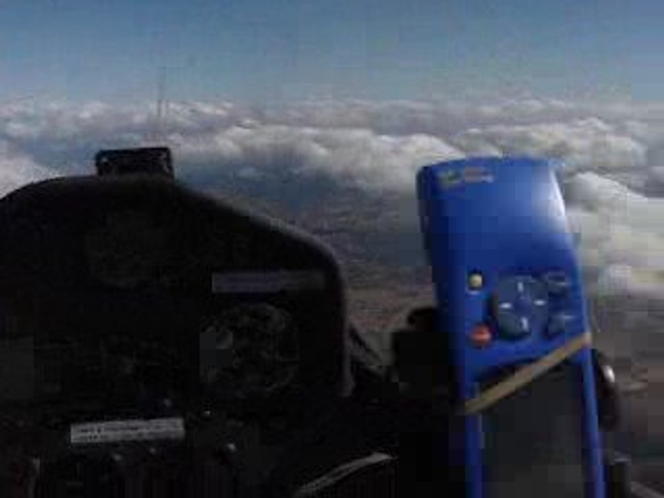 Flght on top Falaise ( Calvados) france