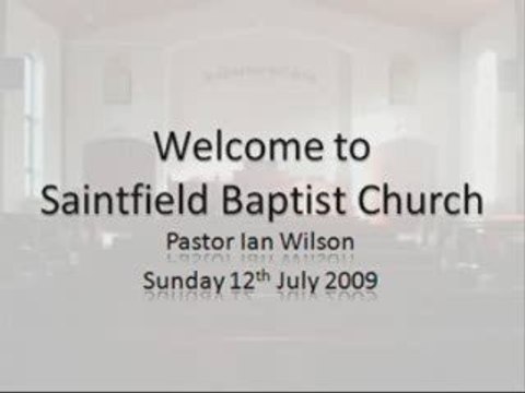 120709 - Gospel Service Part 2