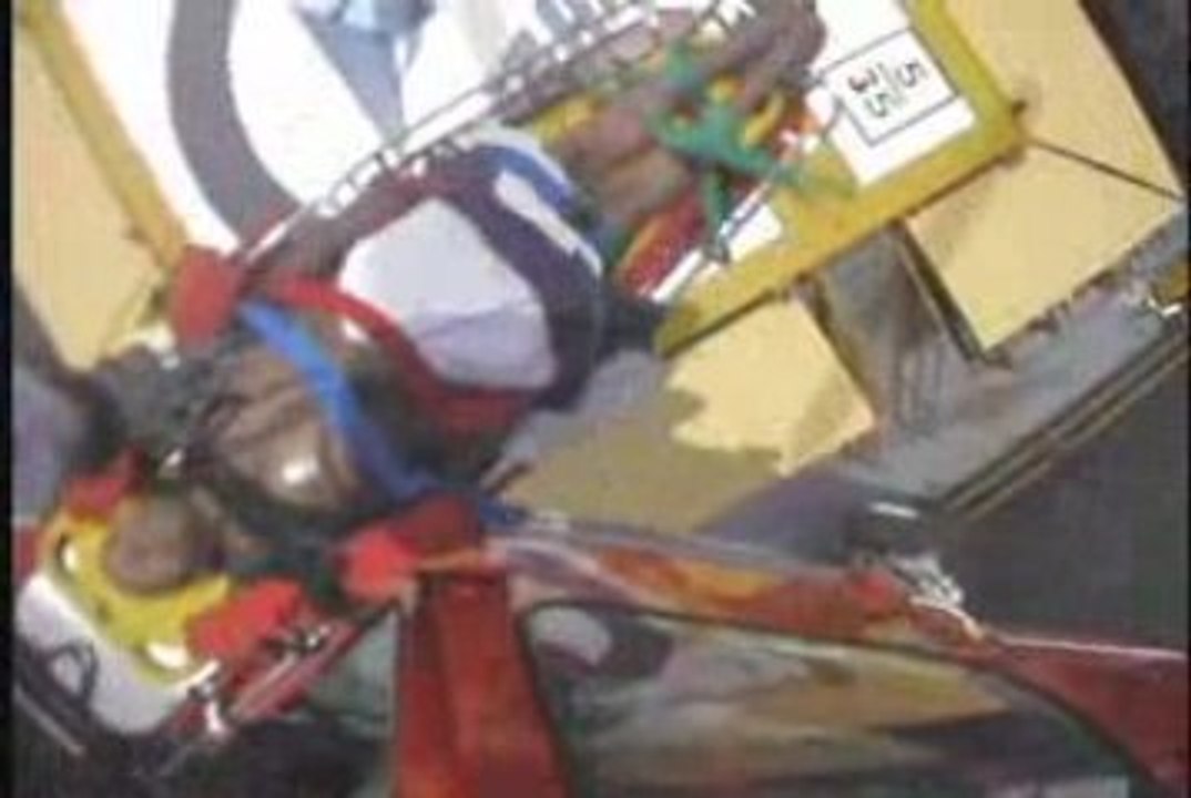 Coast Guard medevacs injured man from barge