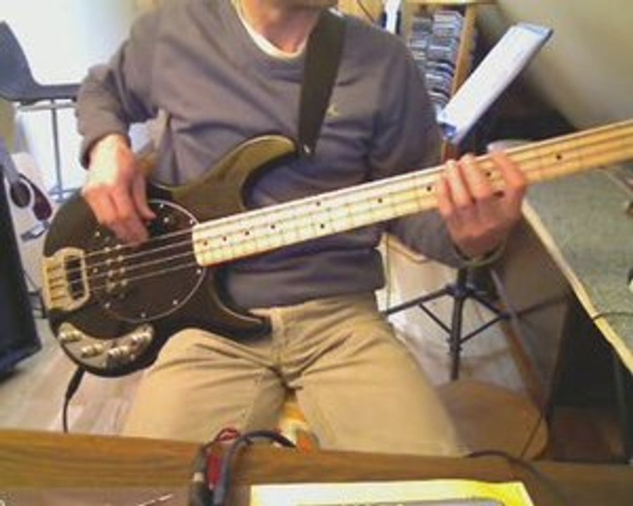 david bowie let's dance bass cover