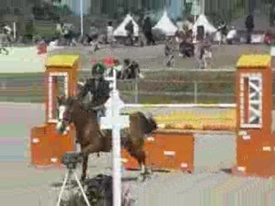 Ana et Eros a lamotte beuvron 2009 club poney élite 80cm