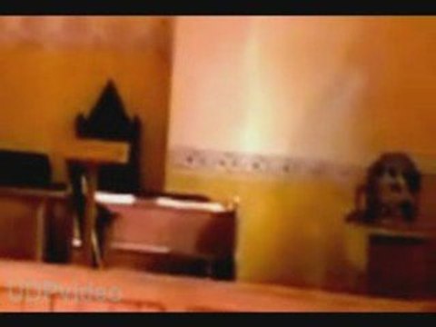 Ghost in abandoned church caught on tape