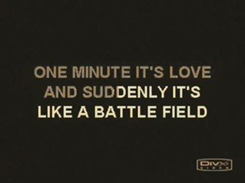 Jordin Sparks - Battlefield karaoke (instrumental - lyrics)