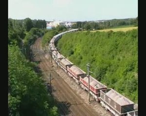Class 66240 et rame de 3600 tonnes