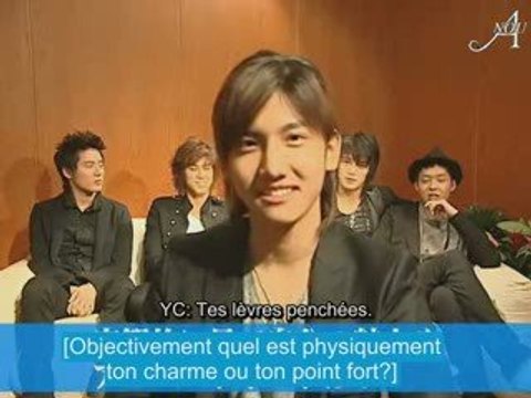 [Anou] TVXQ - 070301 GyAO interview 2/2[French subbed]