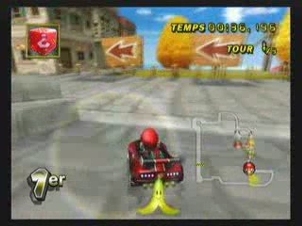 mario kart wii Coupe Banane
