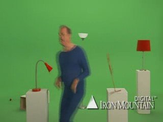 John Cleese dancing in blue spandex – Iron Mountain