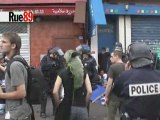 Affrontements avec la police à Montreuil le 13 juillet 2009