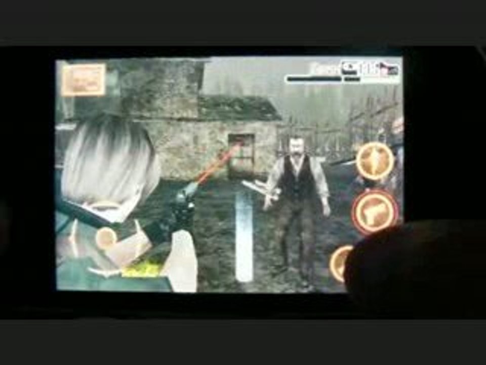 biohazard 4 iPhone game play