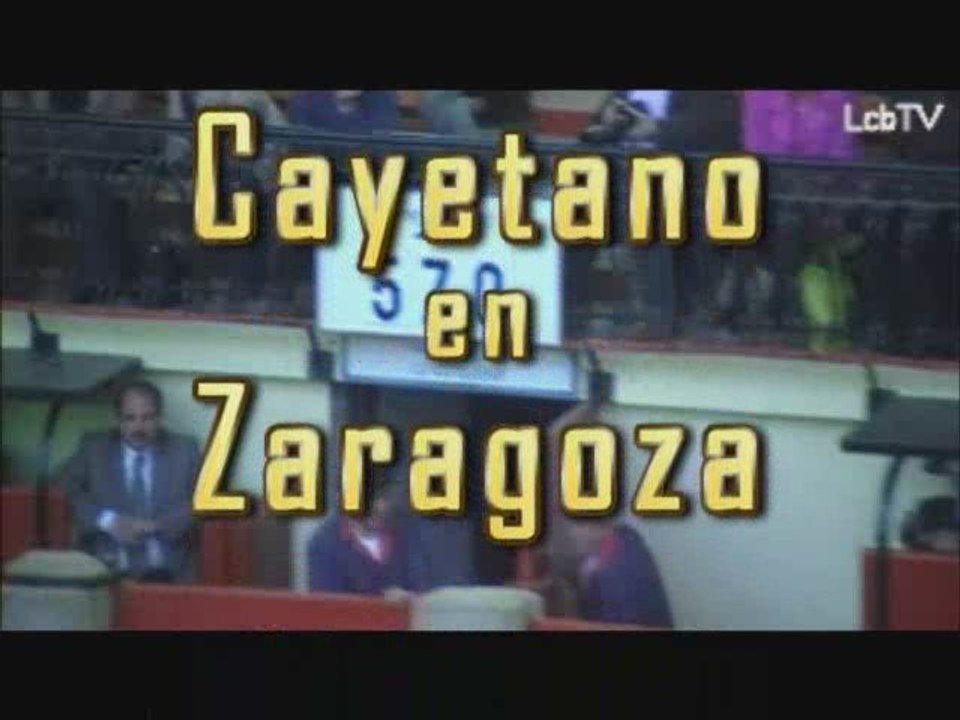 Cayetano en Zaragoza