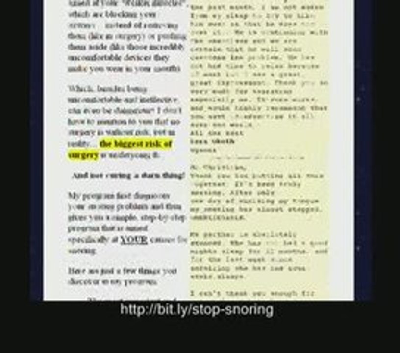 Learn how to Stop Snoring