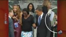 Mayara Tavares Young Girl with Obama's looking On G8