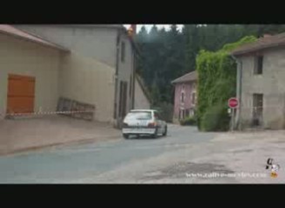 Rallye Cote Roannaise 2009 Passage dans Saint-Rirand
