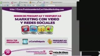 Marketing con Video y Redes Sociales  - Sesion Preguntas 1