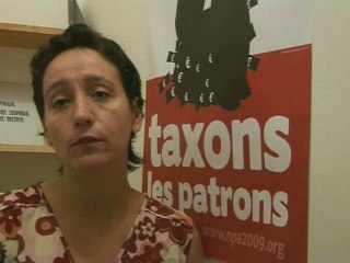 Point d'actualité du NPA 14 juillet 2009