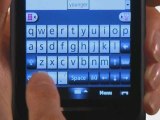L'interface tactile du smartphone Toshiba TG01