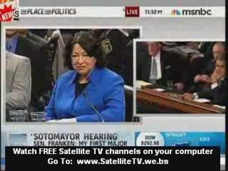 Sen. Al Franken Interrupted By Protesters At Sotomayor Heari