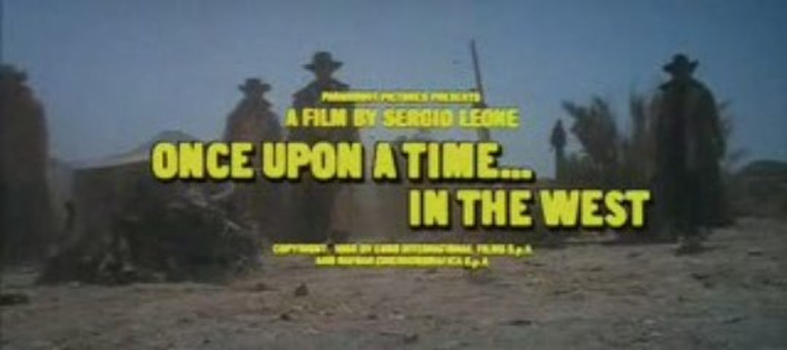 Once Upon a Time in the West Trailer 1968