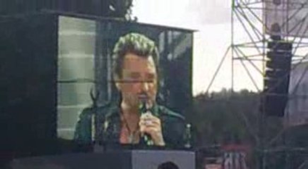 Johnny Hallyday - Quoi ma gueule @ Tour Eiffel 14 Juillet