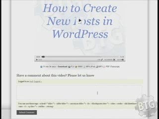 WordPress Blog Training Videos Sneak Preview
