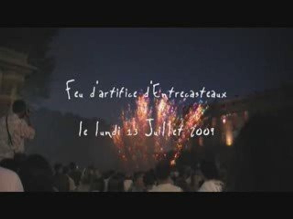Feu d'Artifice Entrecasteaux 13.07.2009