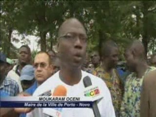 Don du Grand Lyon à la Mairie de Porto-Novo
