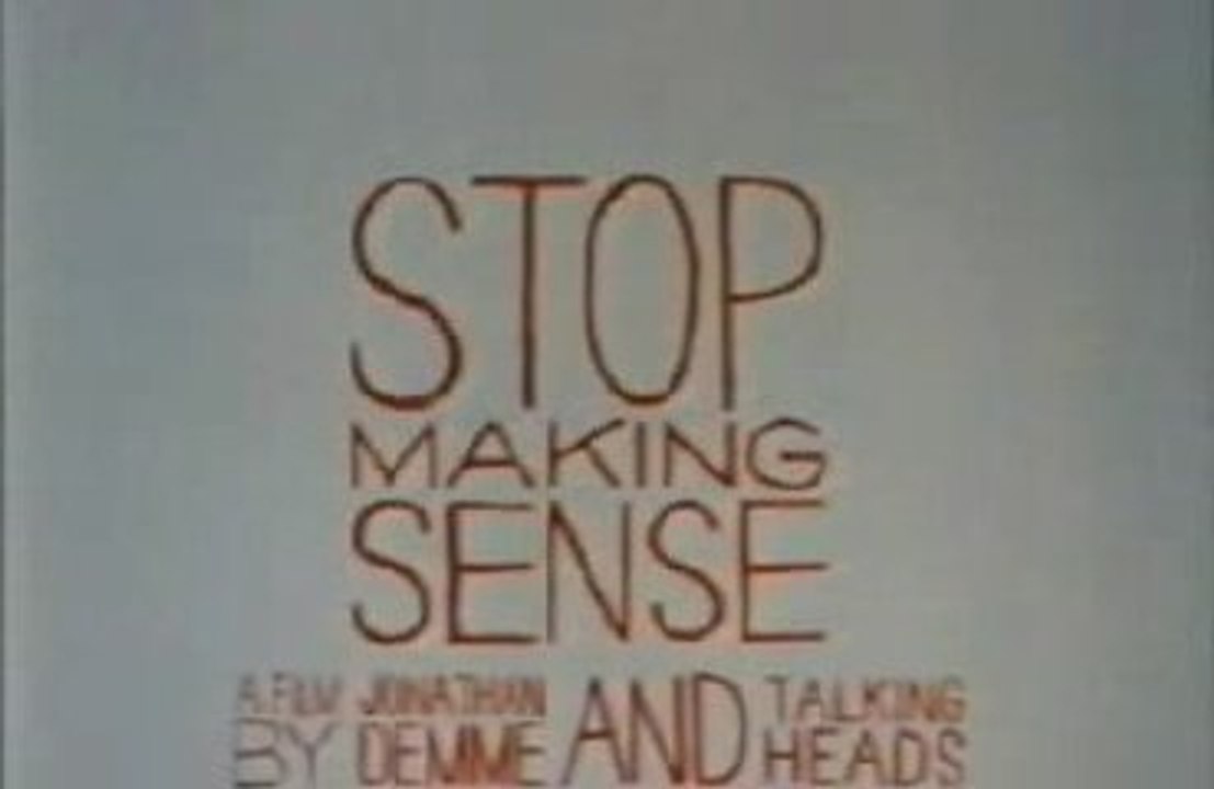 Talking Head - Stop making sense Trailer