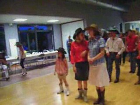 Général store en concert privé, repas des cowboy dancers